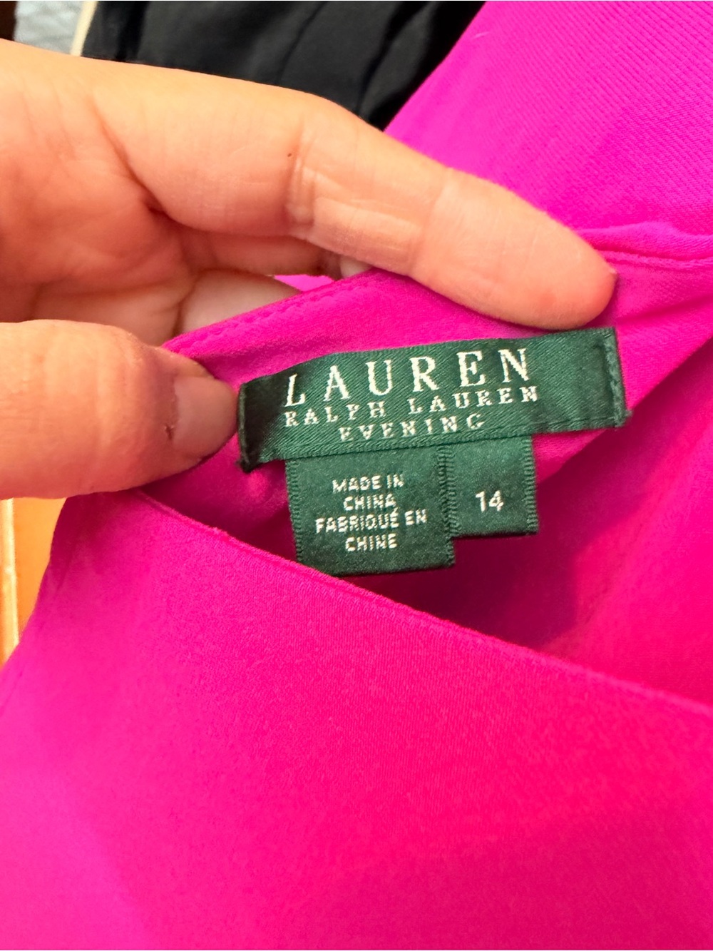 Ralph Lauren Fuchsia Sleeveless Draped Maxi Dress - Picture 6 of 6